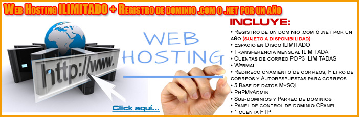 Plan Hosting ILIMITADO Linux con cPanel